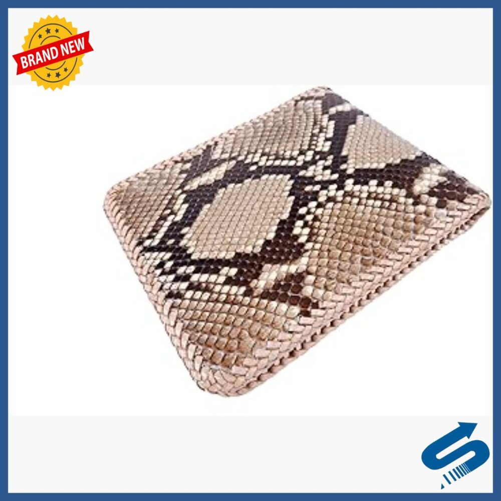 Genuine Python Leather Bifold Wallet with 5 Card … - image 1